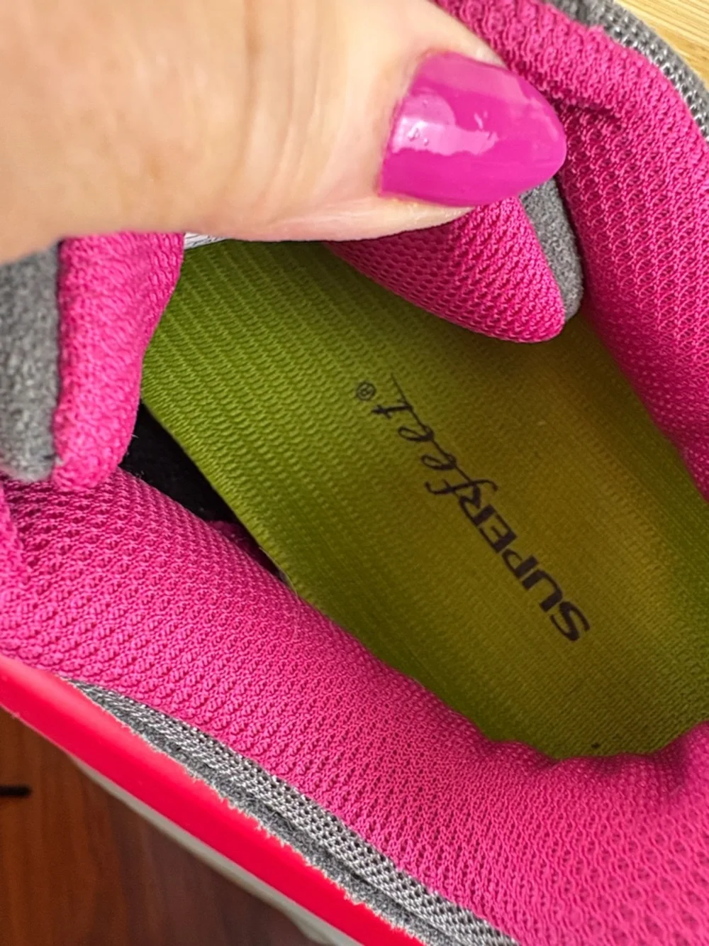 BearPaw Edgewood Low Women's Hiking‎ Shoes Gray Pink Suede Mesh 2755W Size 11